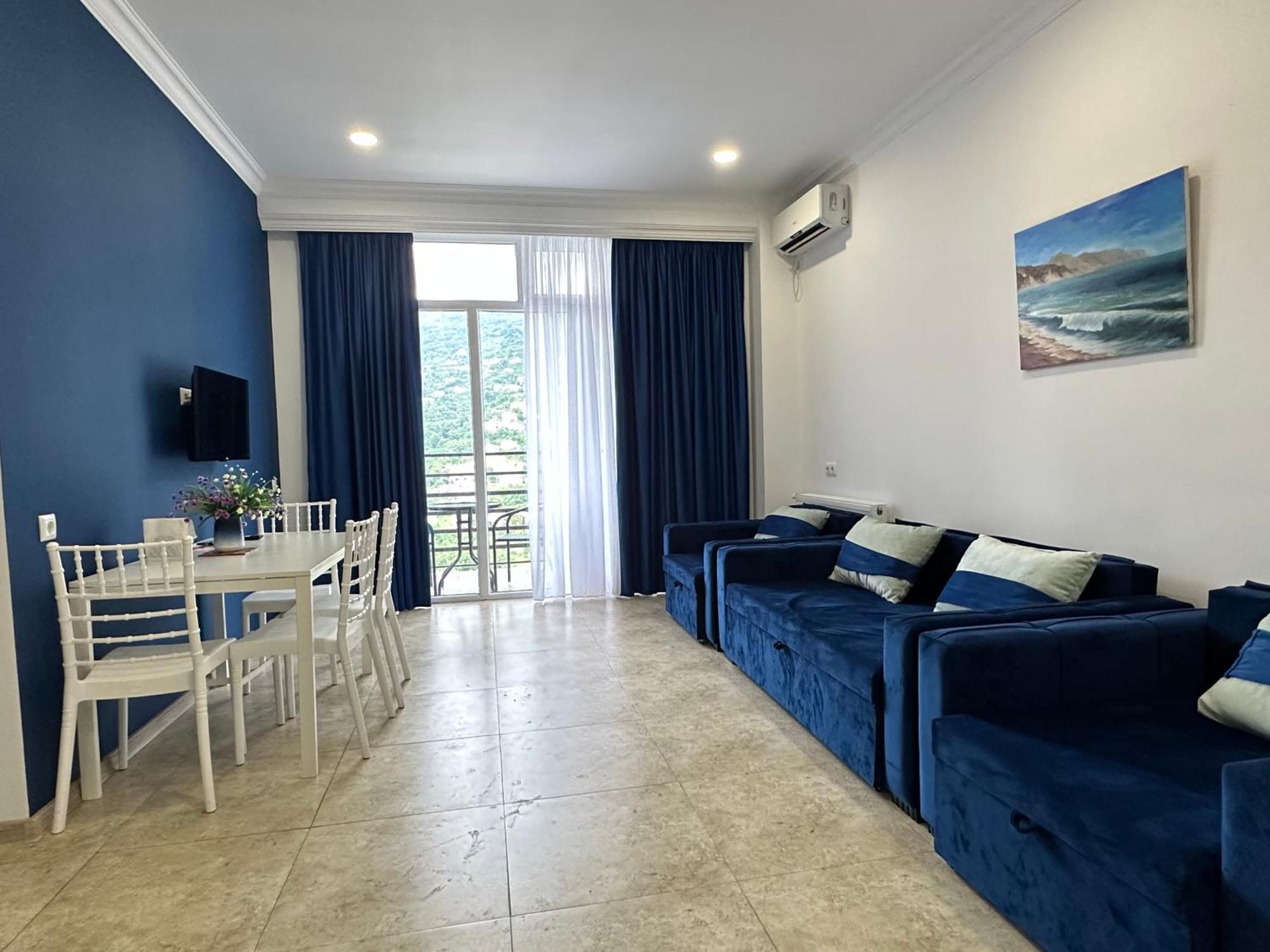 Blue Apartment Gonio Esterno foto